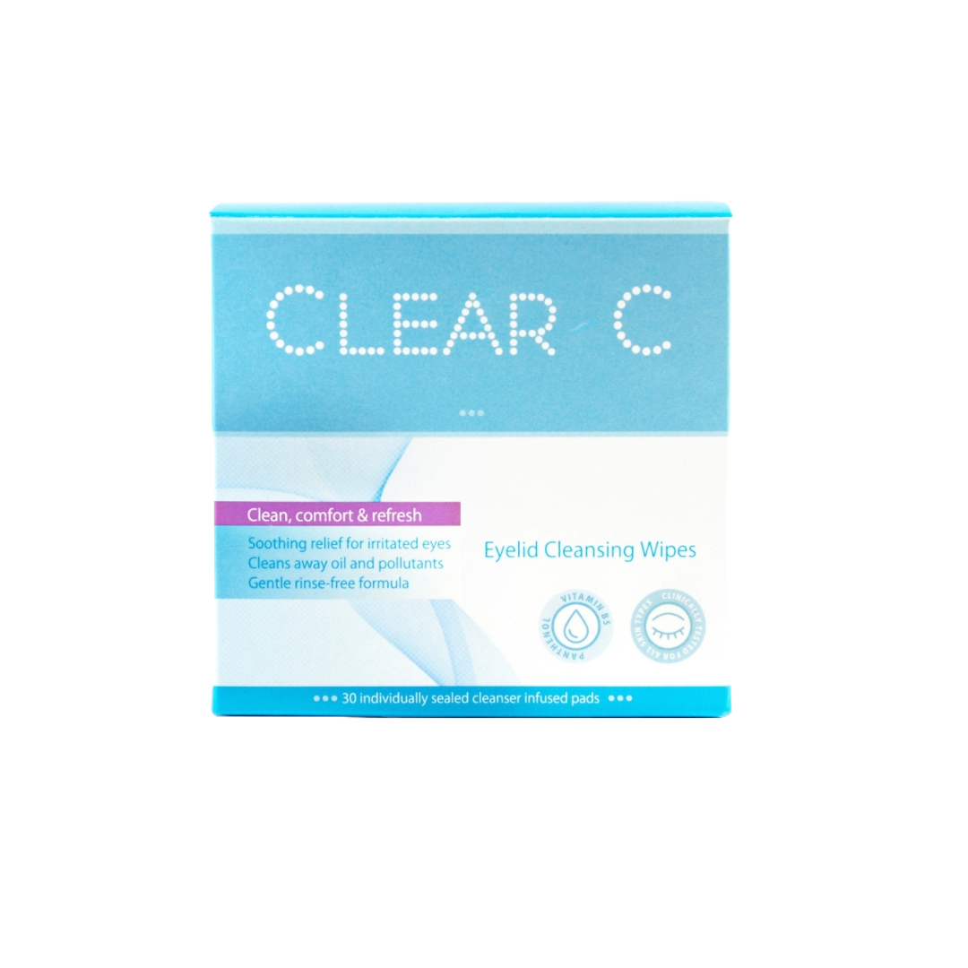 Premium No Rinse Eyelid Wipes Single Box