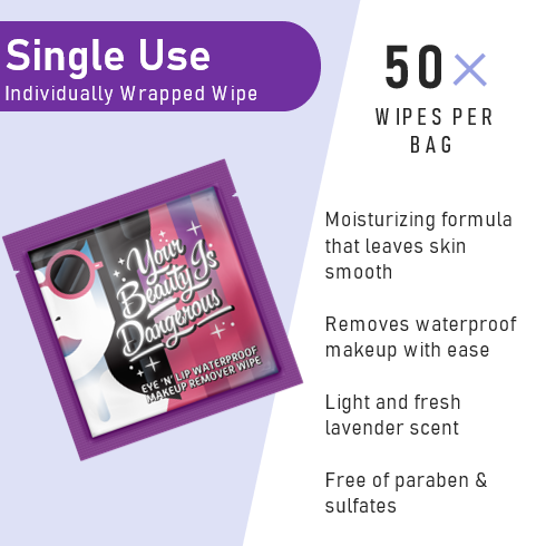 Eyes 'n' Lips Waterproof Makeup Remover Wipes