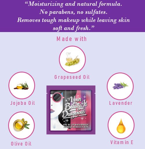 Eyes 'n' Lips Waterproof Makeup Remover Wipes