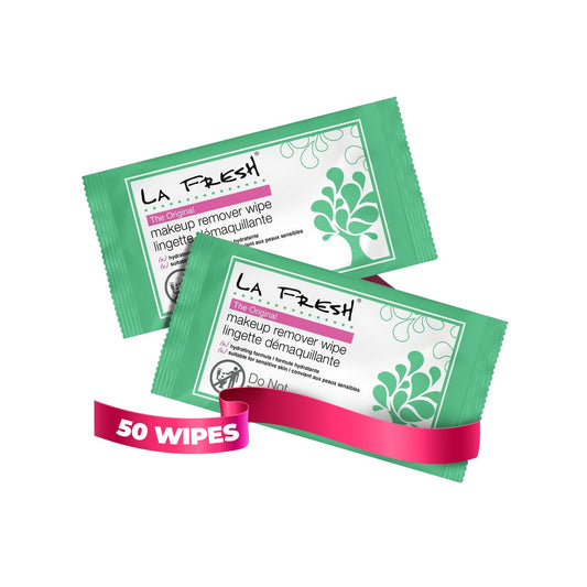 LA Fresh Resort and Hotel Makeup Remover Wipe single-use packet — bestselling hotel amenity wipe 