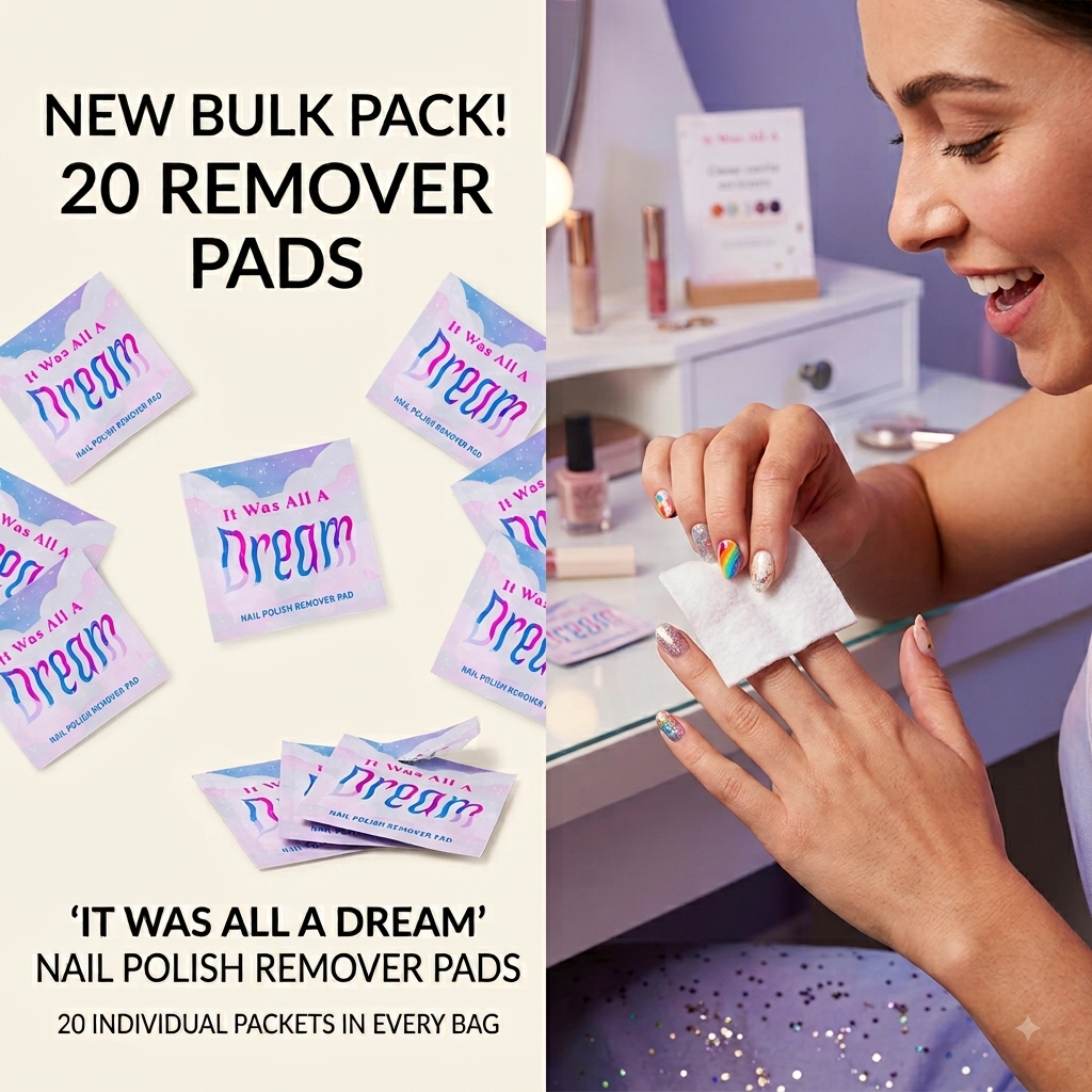 Nail Polish Remover Pad Lavender Pre-Soaked Pads