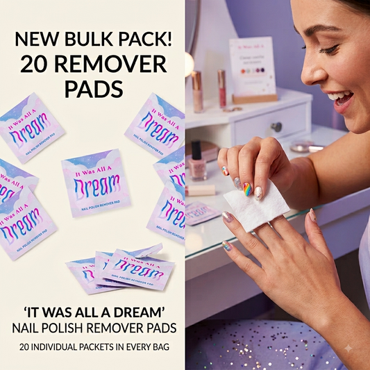 Nail Polish Remover Pad Lavender Pre-Soaked Pads